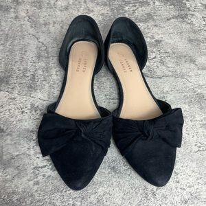 Lauren Conrad LC Black Bow Ballet Flats